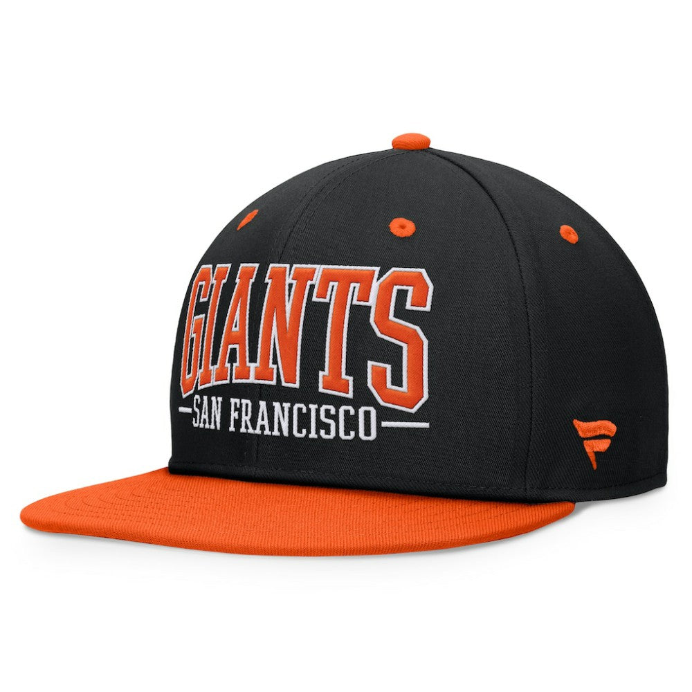 San Francisco Giants Fundamental Bold Snapback Hat - Black/Orange