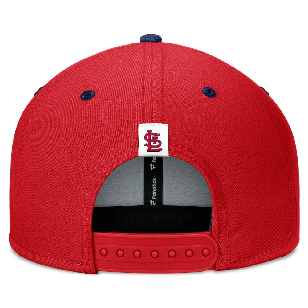 St. Louis Cardinals Fundamental Bold Snapback Hat - Red/Navy