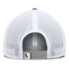 Chicago White Sox Fundamental Foam Front Snapback Hat - Black/White