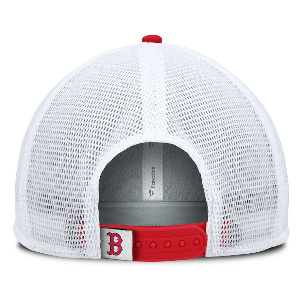 Boston Red Sox Fundamental Foam Front Snapback Hat - Navy/White