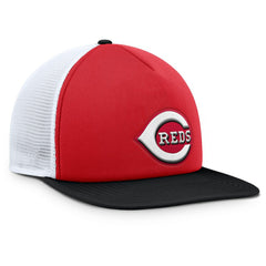 Cincinnati Reds Fundamental Foam Front Snapback Hat - Red/Black