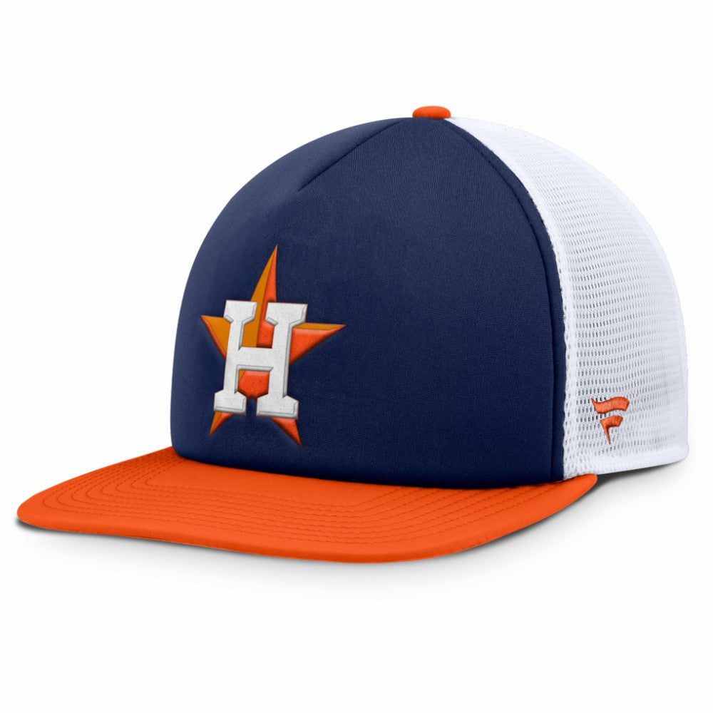 Houston Astros Fundamental Foam Front Snapback Hat - Navy/White