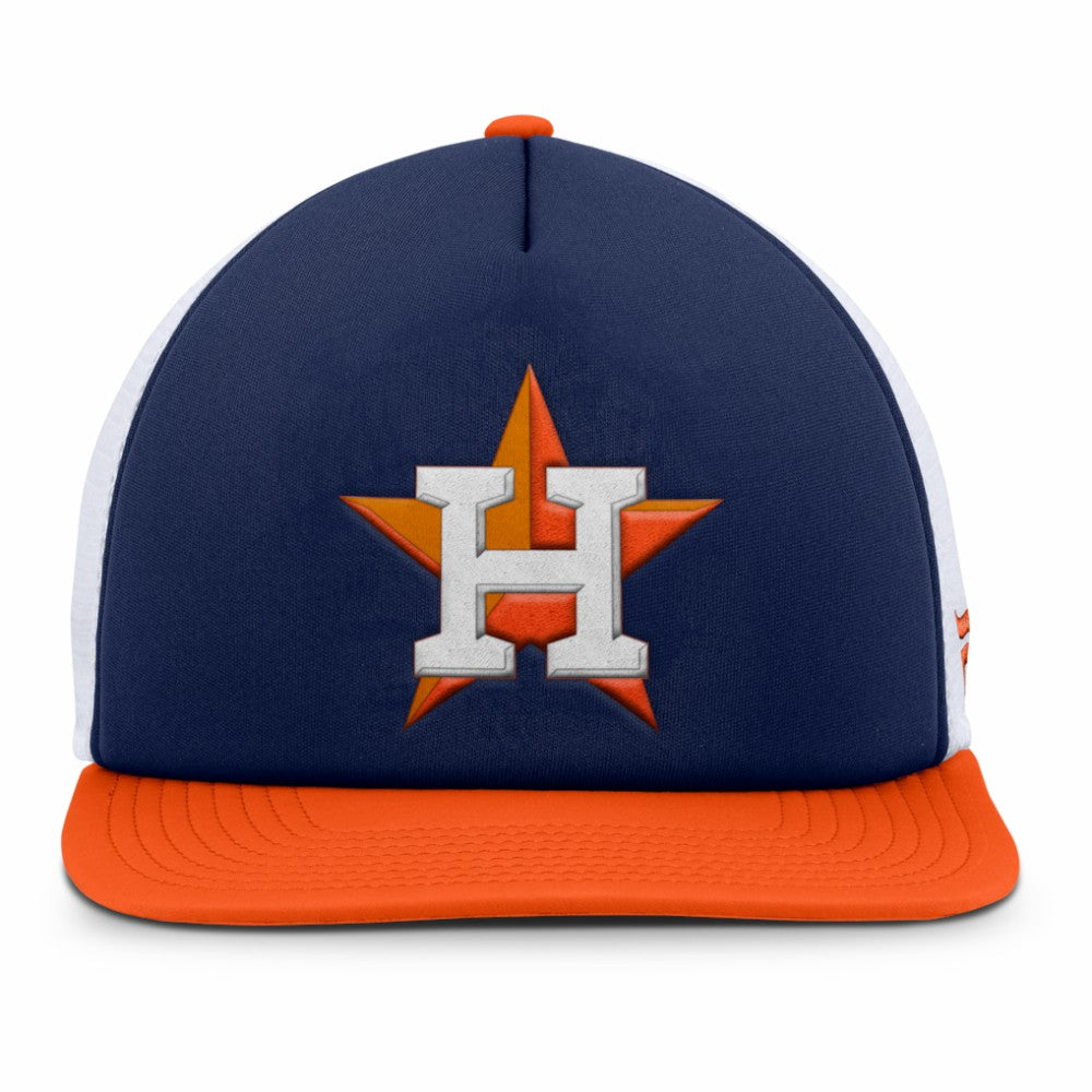 Houston Astros Fundamental Foam Front Snapback Hat - Navy/White