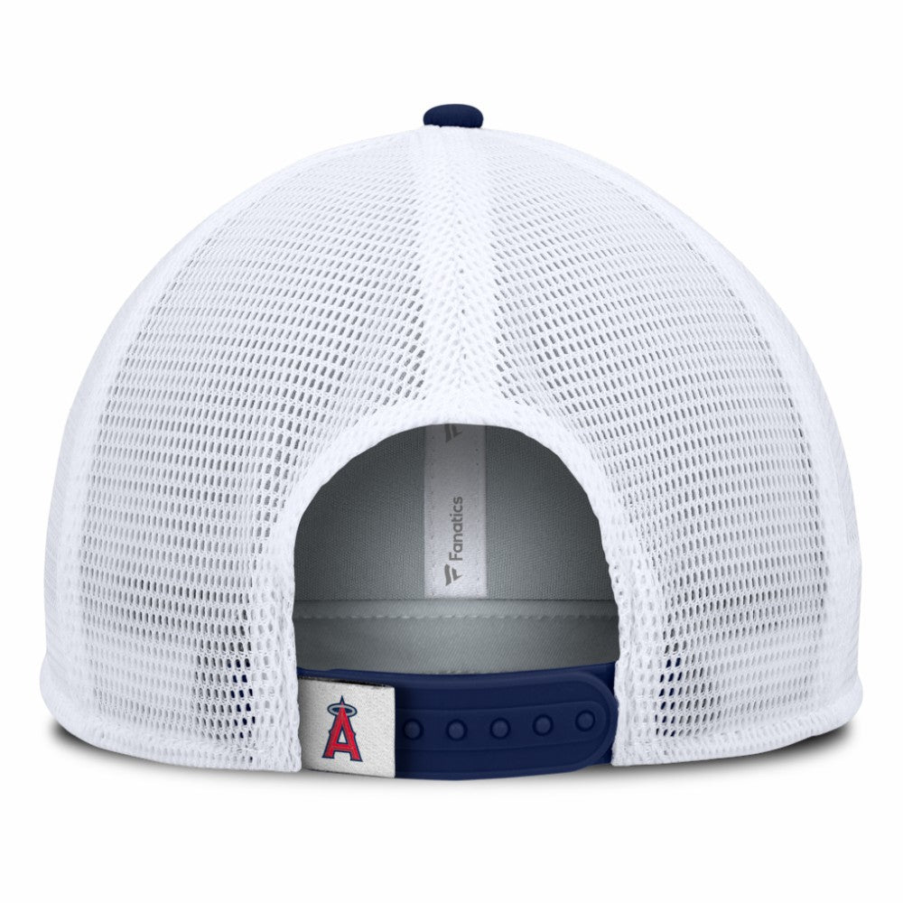 Los Angeles Angels Fundamental Foam Front Snapback Hat - Red/White