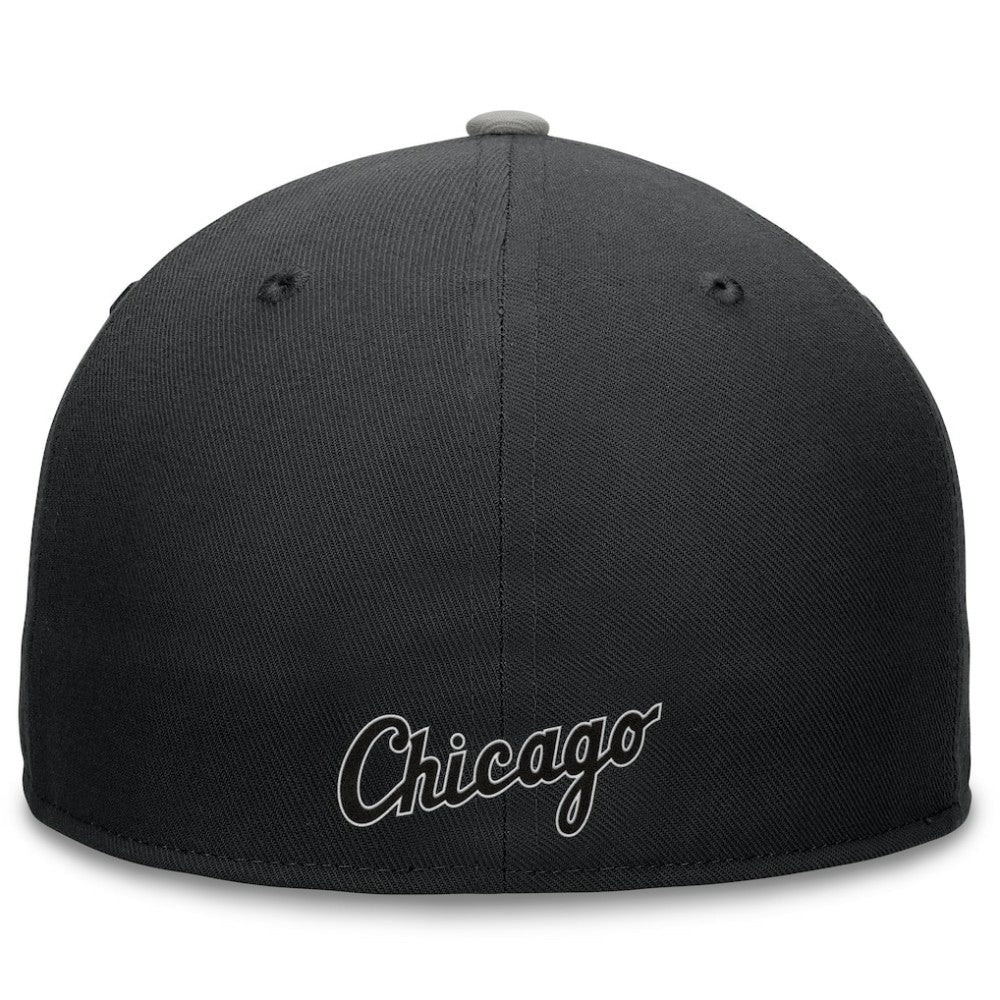 Chicago White Sox Fundamental Tri-Script Fitted Hat - Black