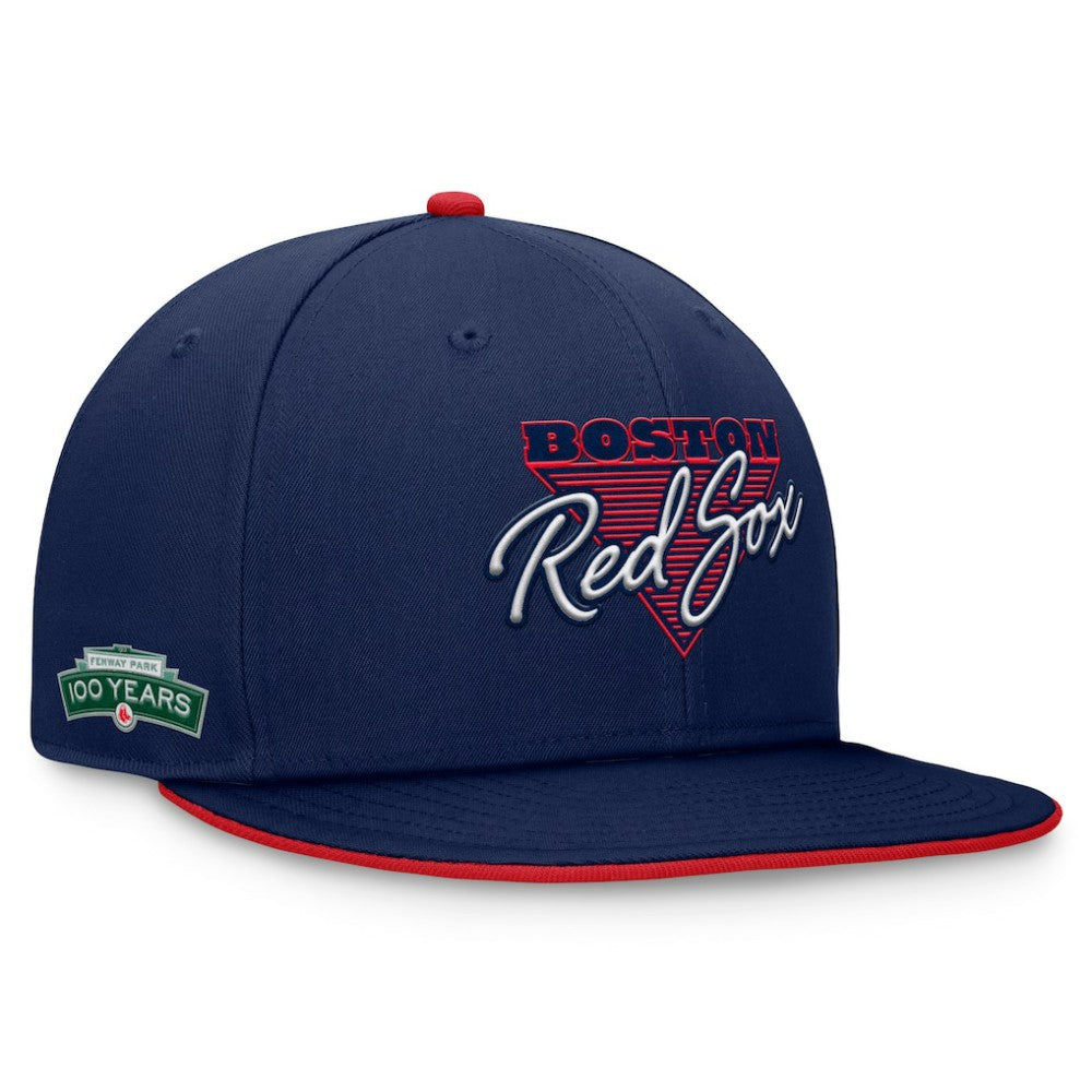 Boston Red Sox Fundamental Tri-Script Fitted Hat - Navy
