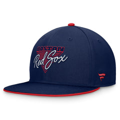 Boston Red Sox Fundamental Tri-Script Fitted Hat - Navy