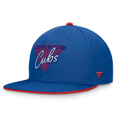 Chicago Cubs Fundamental Tri-Script Fitted Hat - Royal