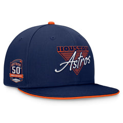 Houston Astros Fundamental Tri-Script Fitted Hat - Navy