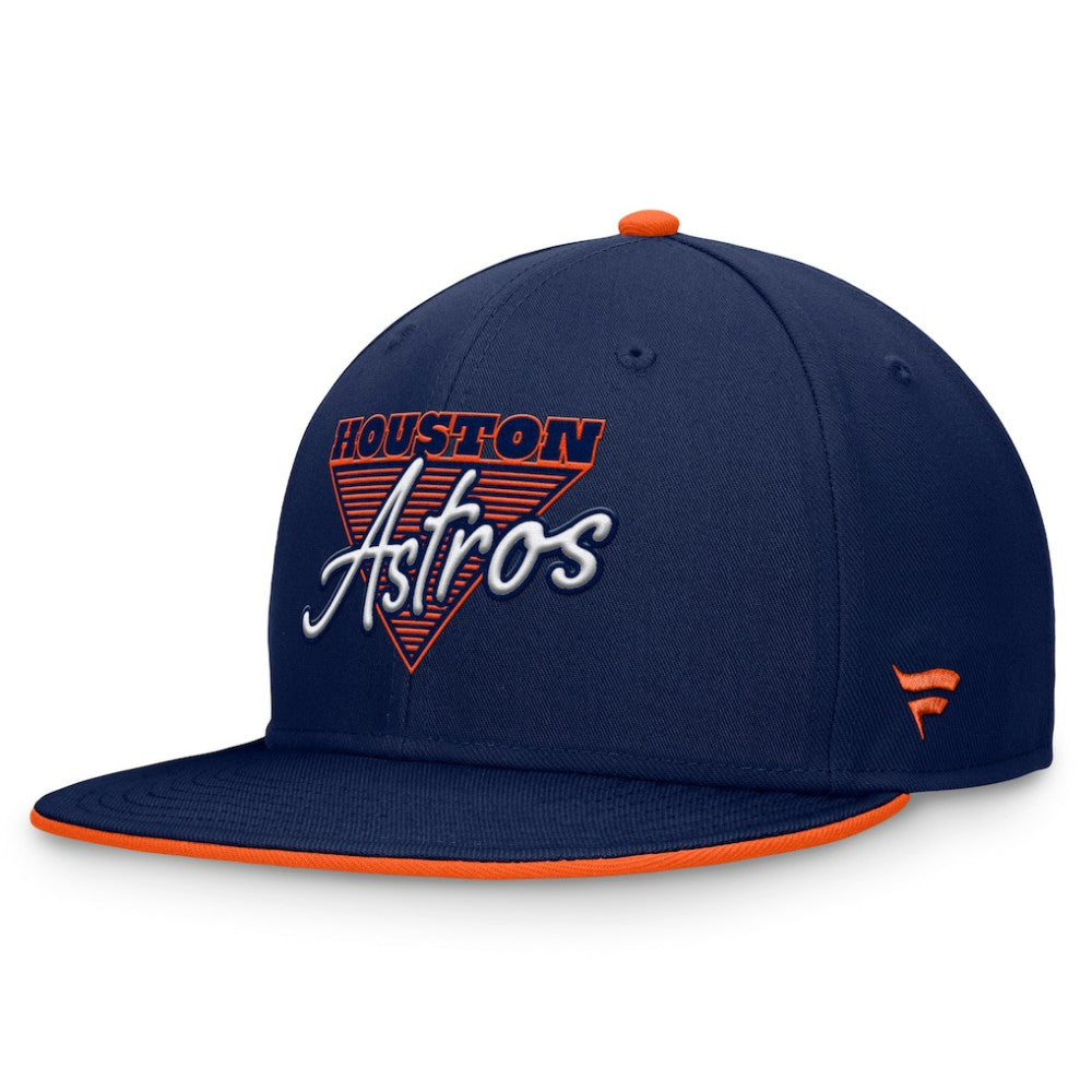 Houston Astros Fundamental Tri-Script Fitted Hat - Navy