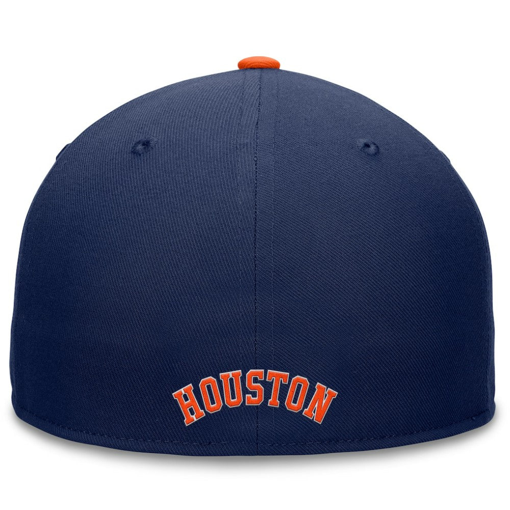 Houston Astros Fundamental Tri-Script Fitted Hat - Navy