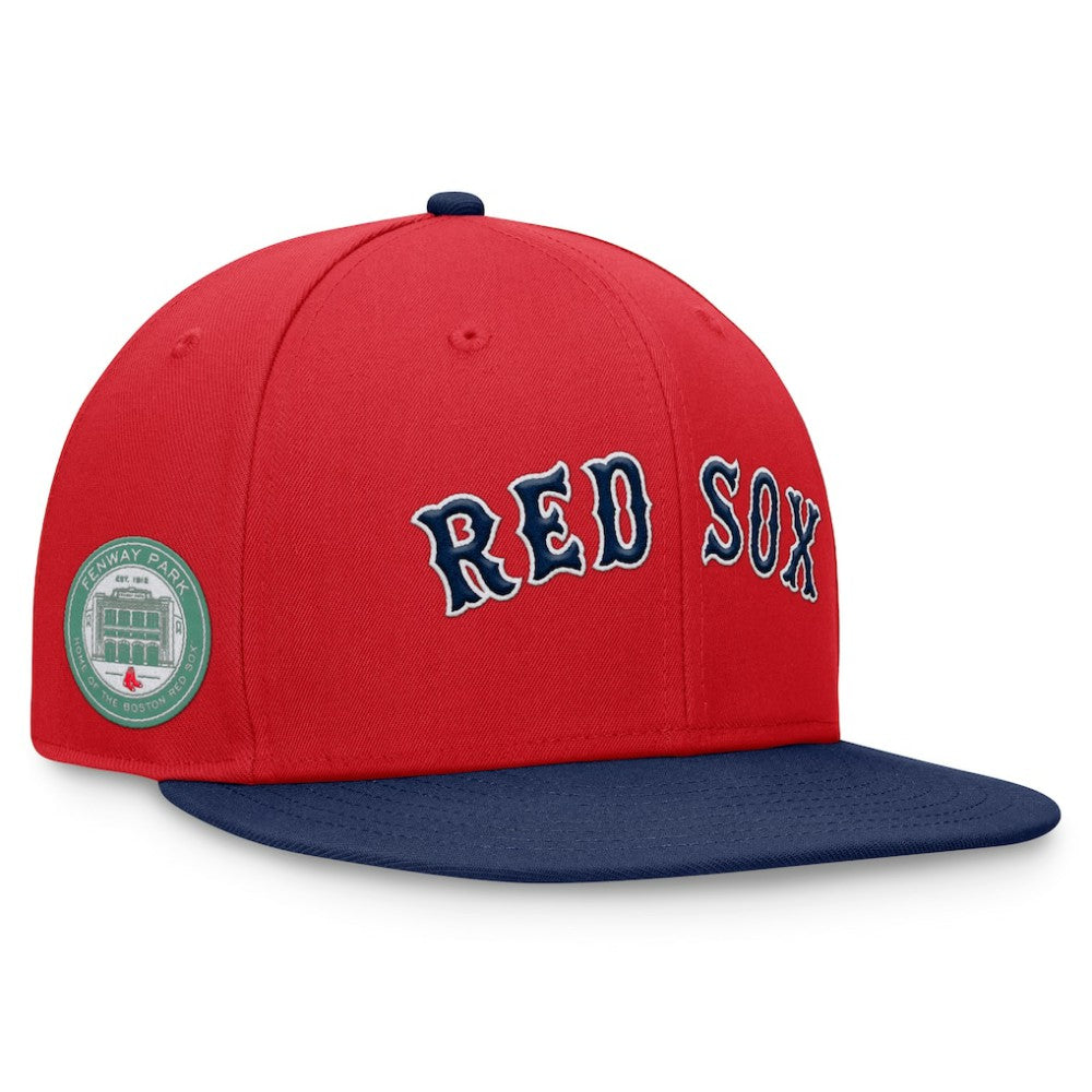 Boston Red Sox Fundamental Two-Tone Fitted Hat - Red