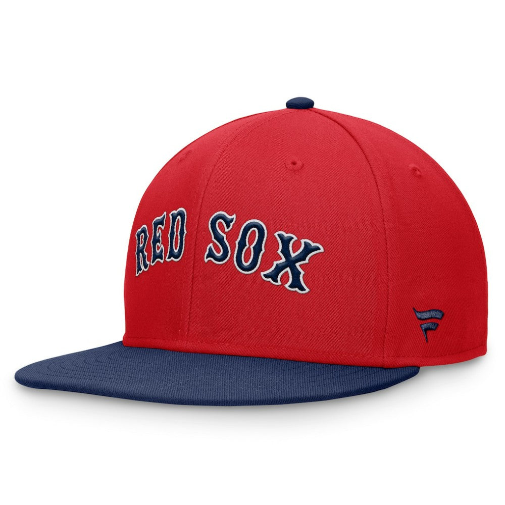 Boston Red Sox Fundamental Two-Tone Fitted Hat - Red