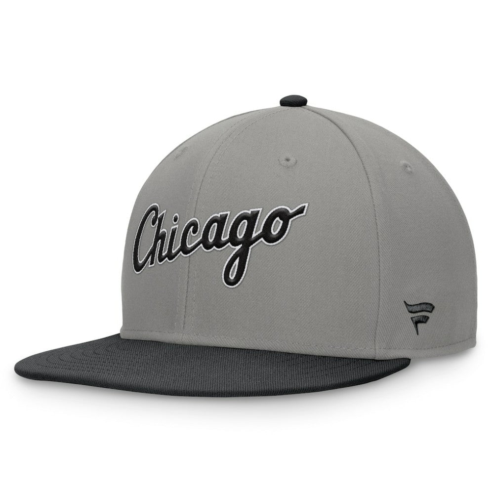 Chicago White Sox Fundamental Two-Tone Fitted Hat - Gray