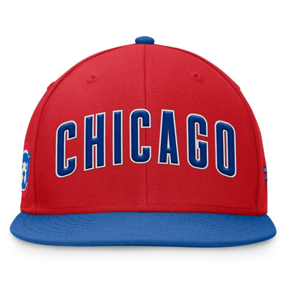 Chicago Cubs Fundamental Two-Tone Fitted Hat - Red