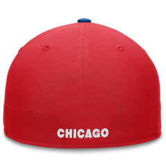 Chicago Cubs Fundamental Two-Tone Fitted Hat - Red