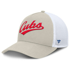 Chicago Cubs Heritage Light Khaki A-Frame Adjustable Hat - Khaki