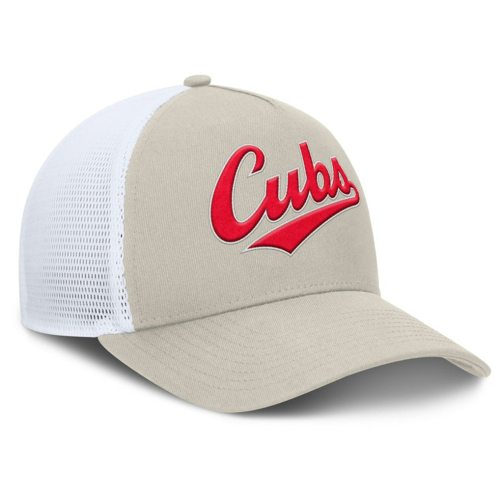 Chicago Cubs Heritage Light Khaki A-Frame Adjustable Hat - Khaki