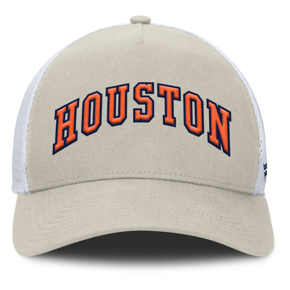 Houston Astros Heritage Light Khaki A-Frame Adjustable Hat - Khaki