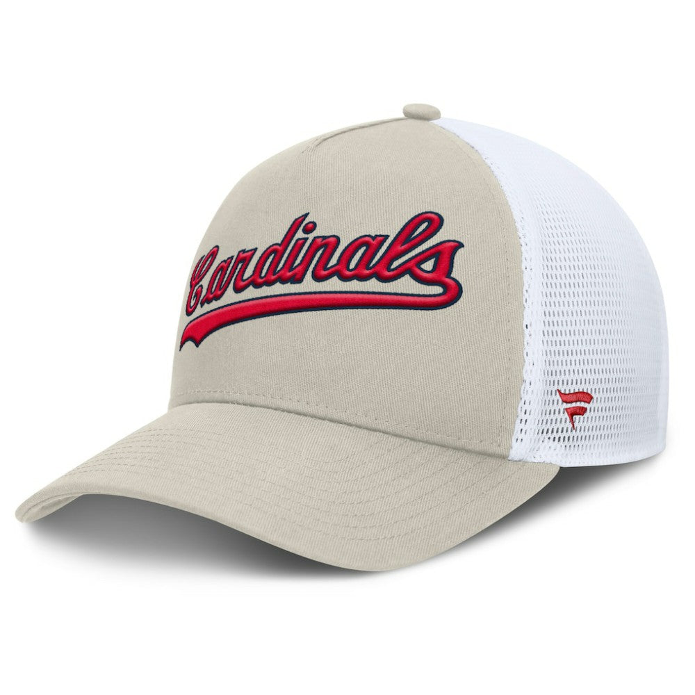 St. Louis Cardinals Heritage Light Khaki A-Frame Adjustable Hat - Khaki