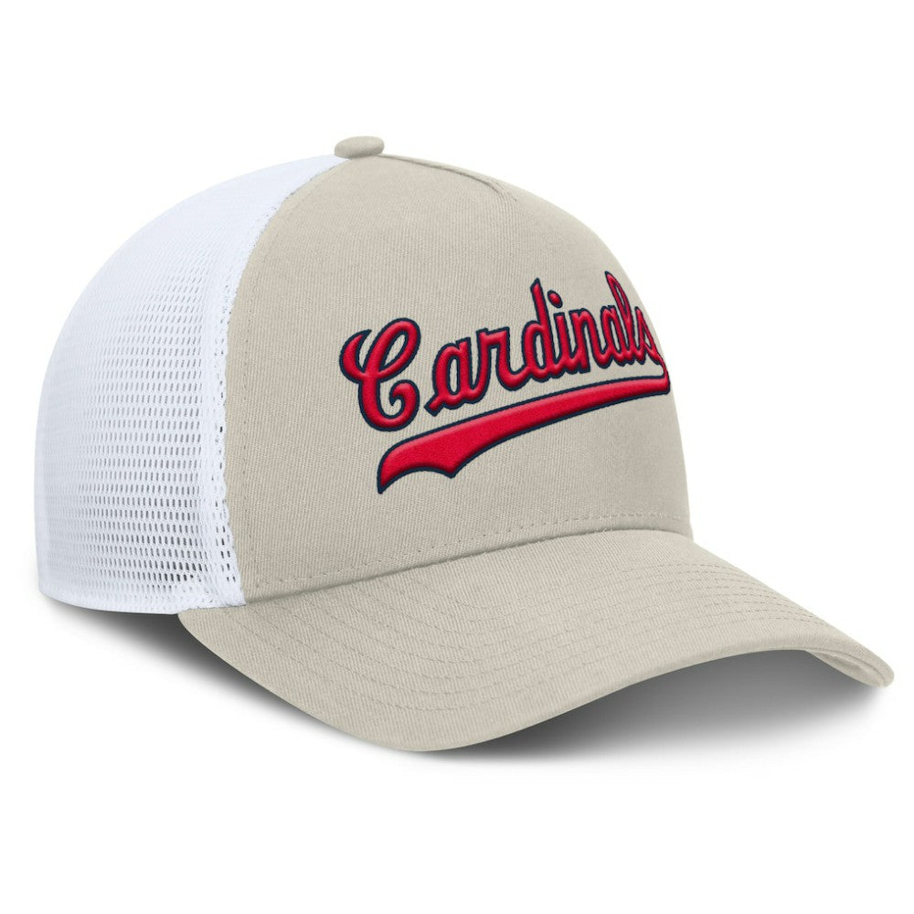 St. Louis Cardinals Heritage Light Khaki A-Frame Adjustable Hat - Khaki