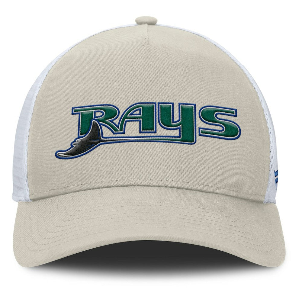 Tampa Bay Rays Heritage Light Khaki A-Frame Adjustable Hat - Khaki