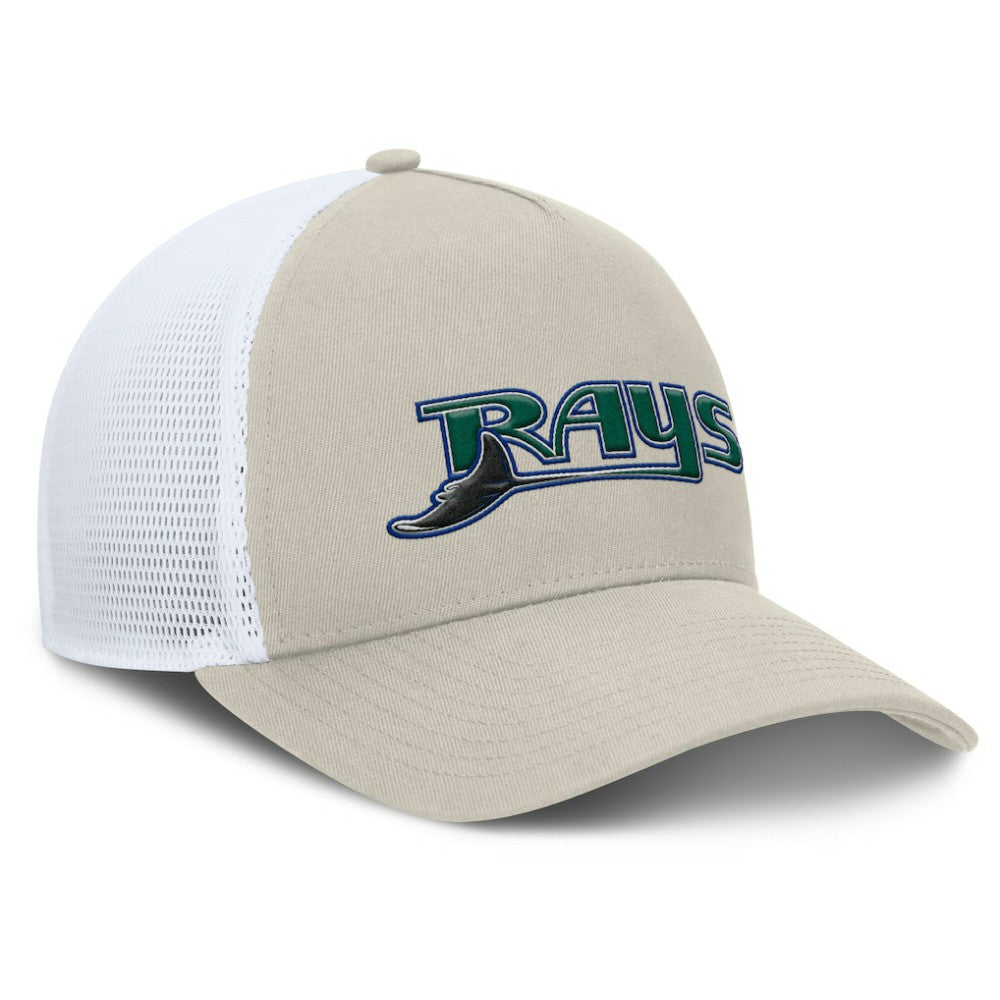 Tampa Bay Rays Heritage Light Khaki A-Frame Adjustable Hat - Khaki