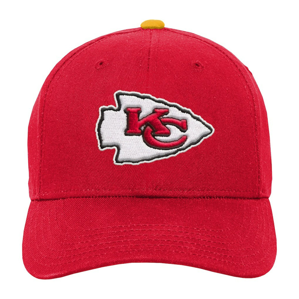 NFL Kansas City Chiefs Youth Team Pre-Curved Adjustable Hat