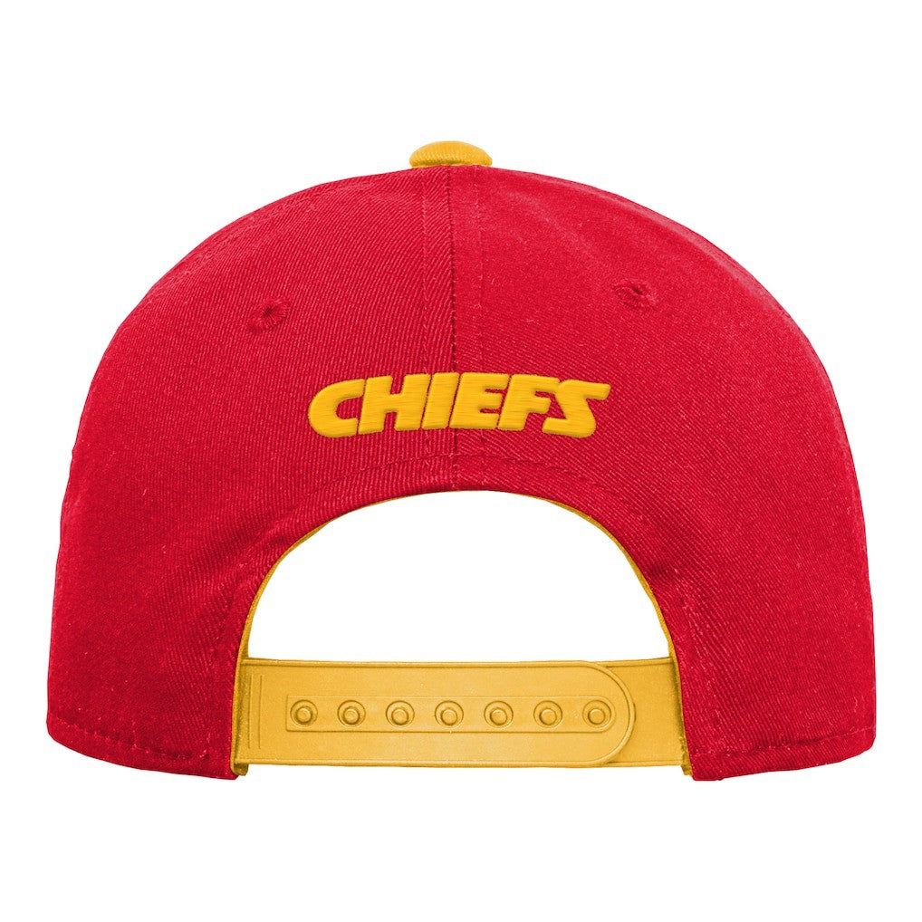 NFL Kansas City Chiefs Youth Team Pre-Curved Adjustable Hat