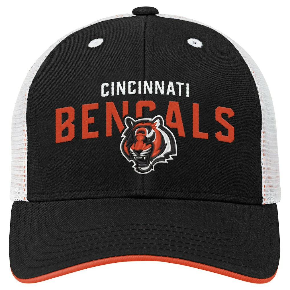 NFL Cincinnati Bengals Youth Core Lockup Trucker Adjustable Hat