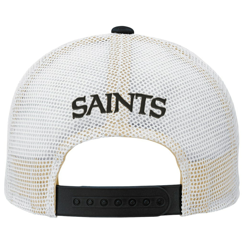 NFL New Orleans Saints Youth Core Lockup Trucker Adjustable Hat