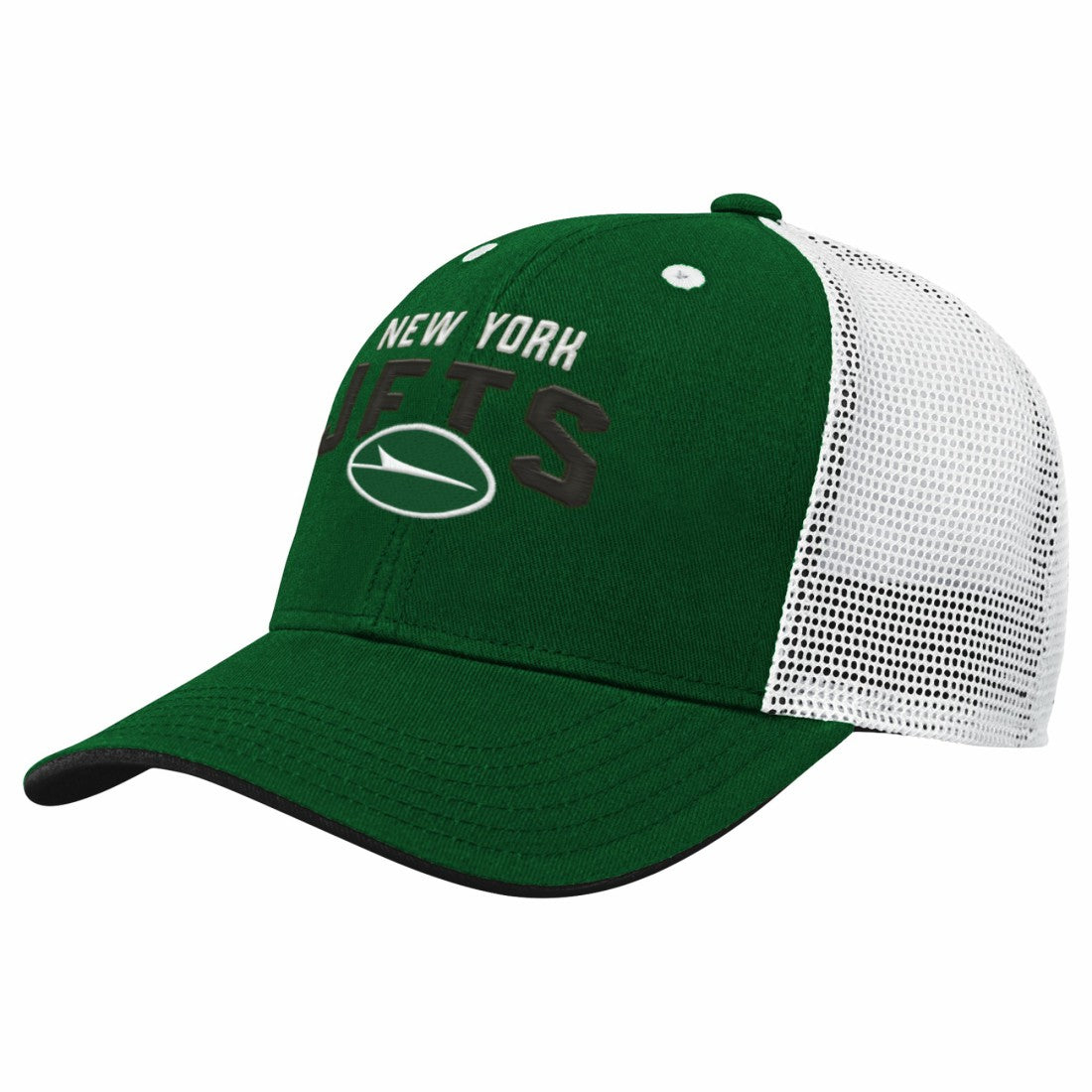 NFL New York Jets Youth Core Lockup Trucker Adjustable Hat