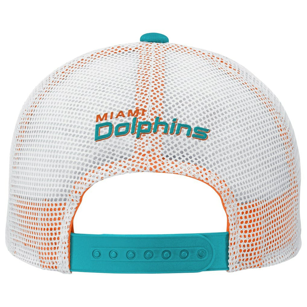NFL Miami Dolphins Youth Core Lockup Trucker Adjustable Hat