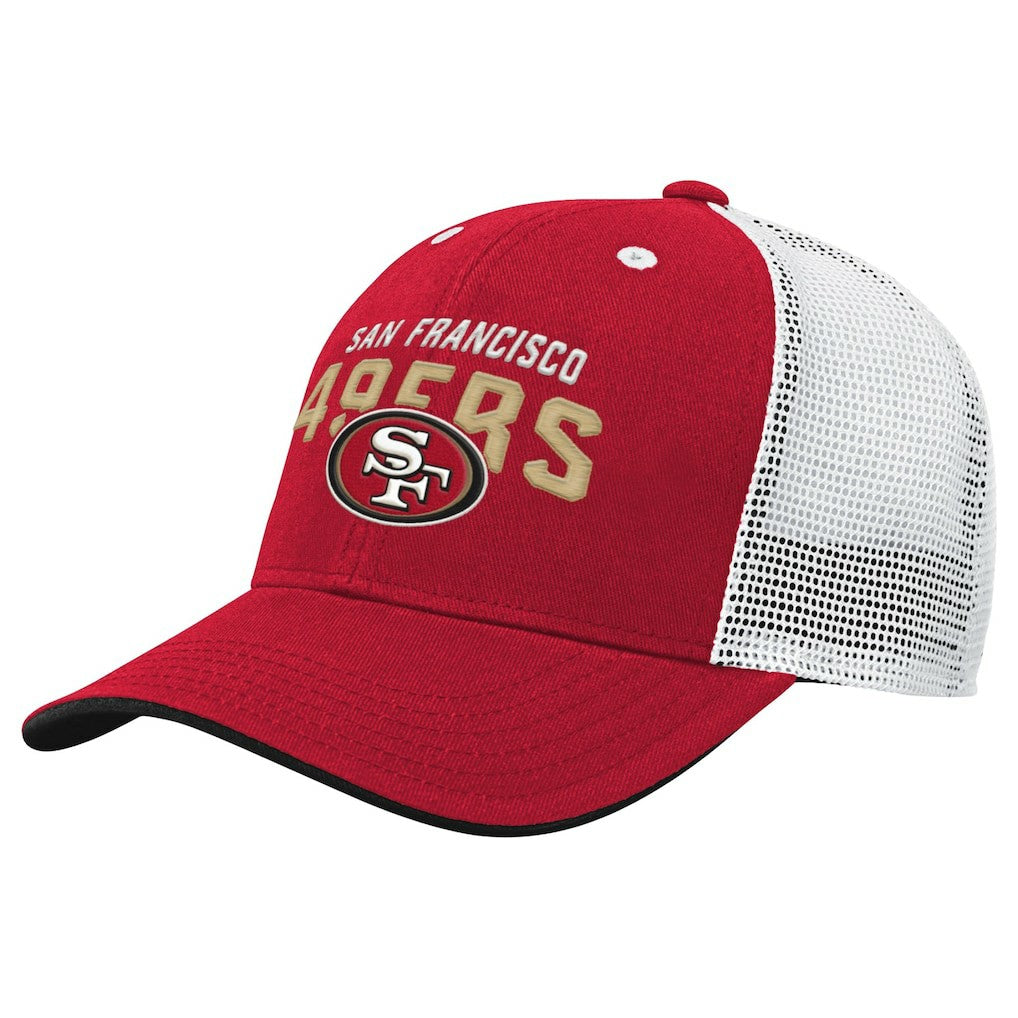 NFL San Francisco 49ers Youth Core Lockup Trucker Adjustable Hat