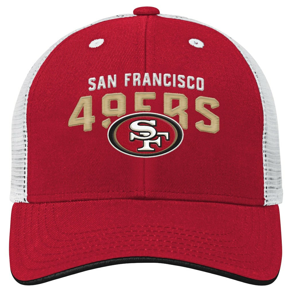 NFL San Francisco 49ers Youth Core Lockup Trucker Adjustable Hat