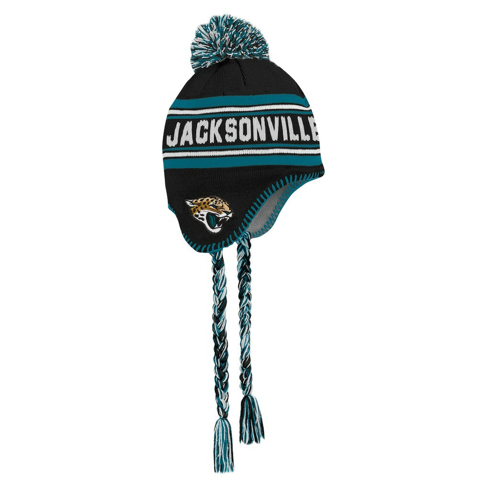 NFL Jacksonville Jaguars Preschool Jacquard Tassel Knit Hat with Pom
