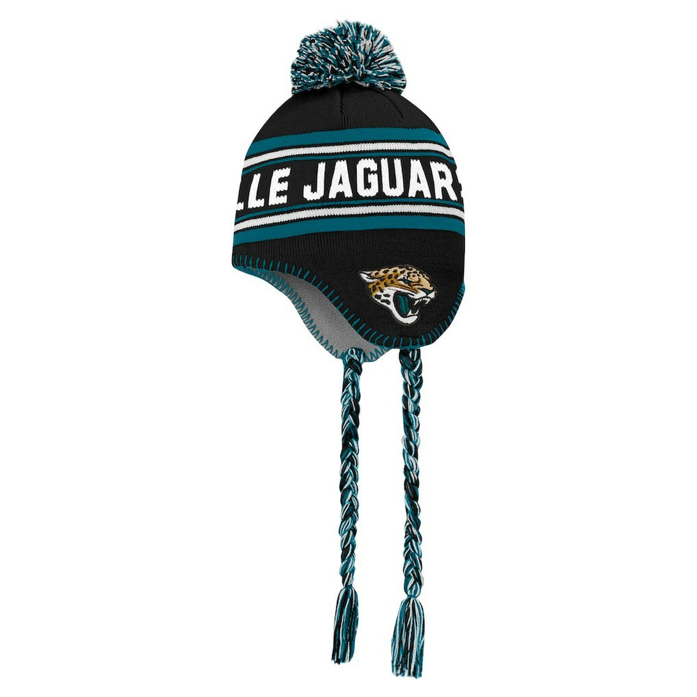 NFL Jacksonville Jaguars Preschool Jacquard Tassel Knit Hat with Pom