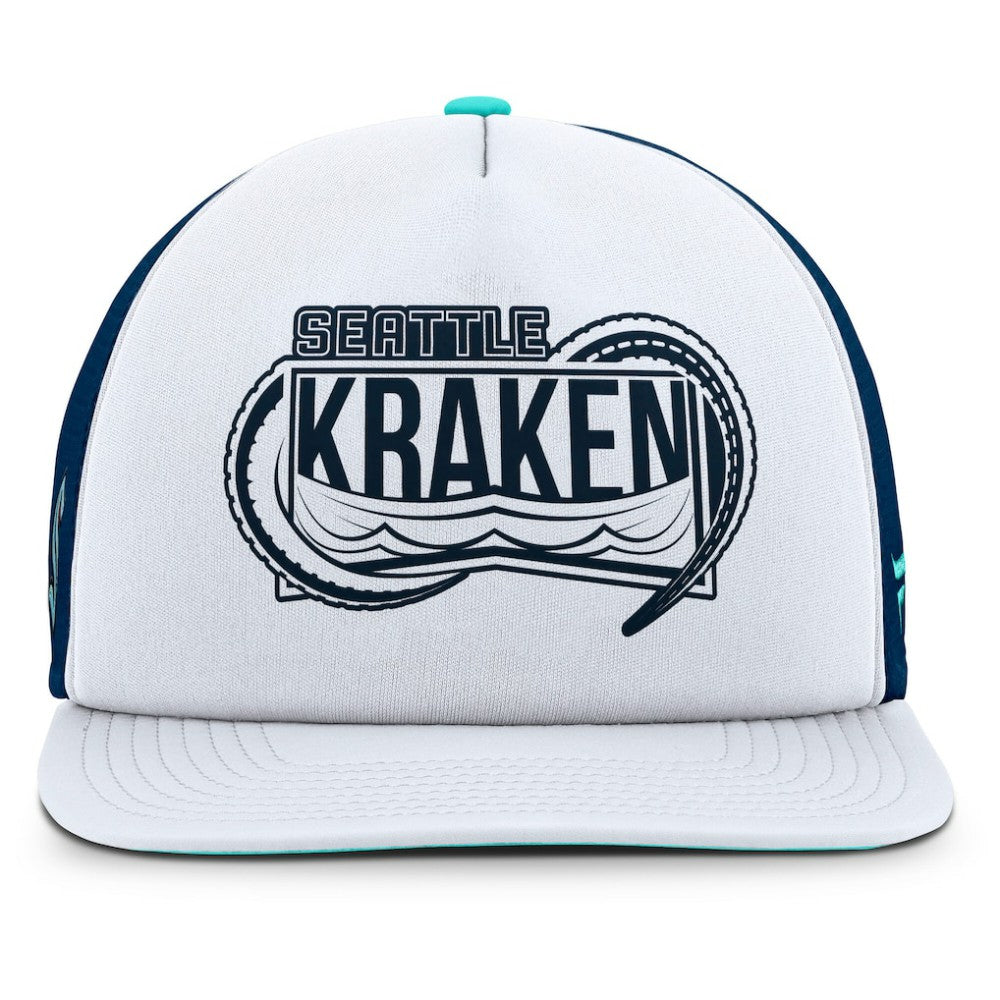 Seattle Kraken Fanatics Authentic Pro Hometown Rink Foam Trucker Snapback Hat