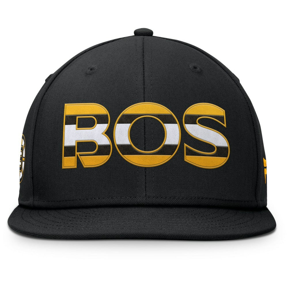Boston Bruins Fanatics Authentic Pro Rink Snapback Hat