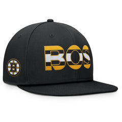 Boston Bruins Fanatics Authentic Pro Rink Snapback Hat