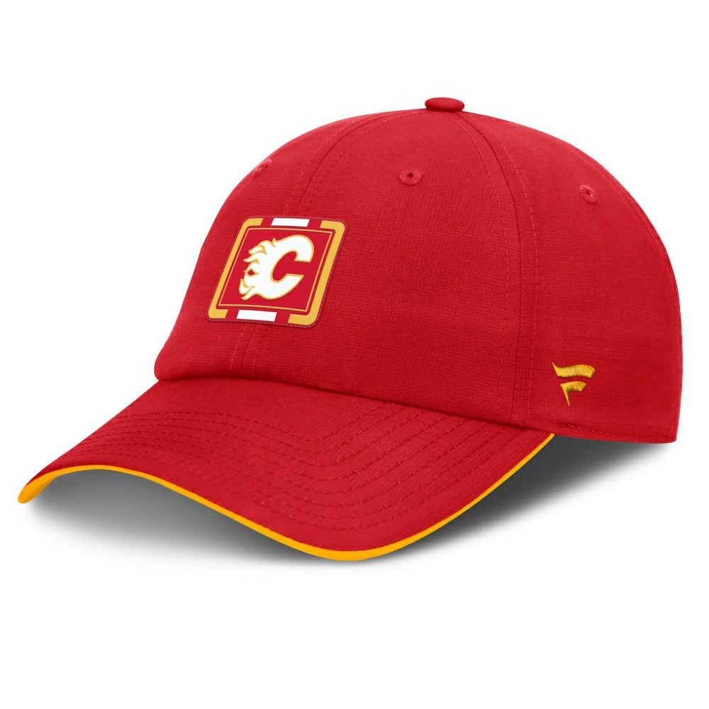 Calgary Flames Fanatics Authentic Pro Ripstop Adjustable Hat