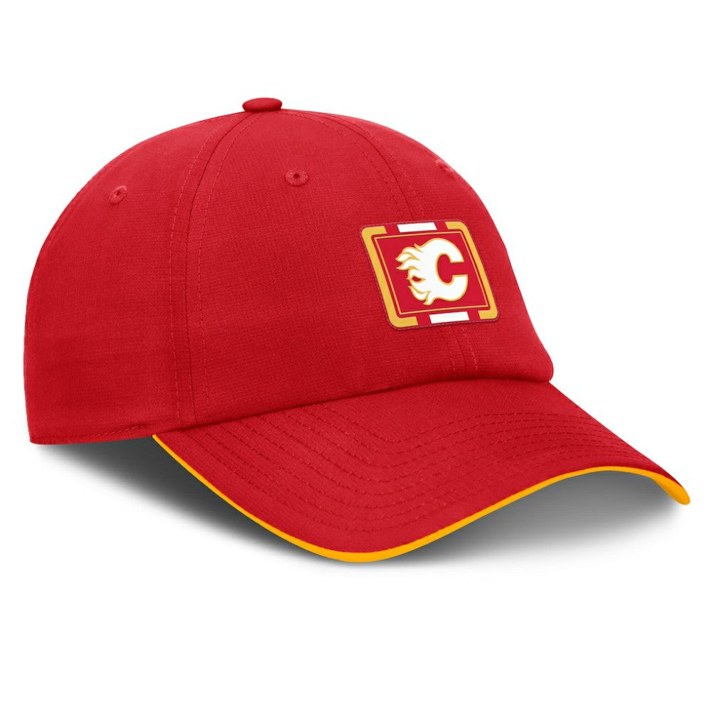 Calgary Flames Fanatics Authentic Pro Ripstop Adjustable Hat