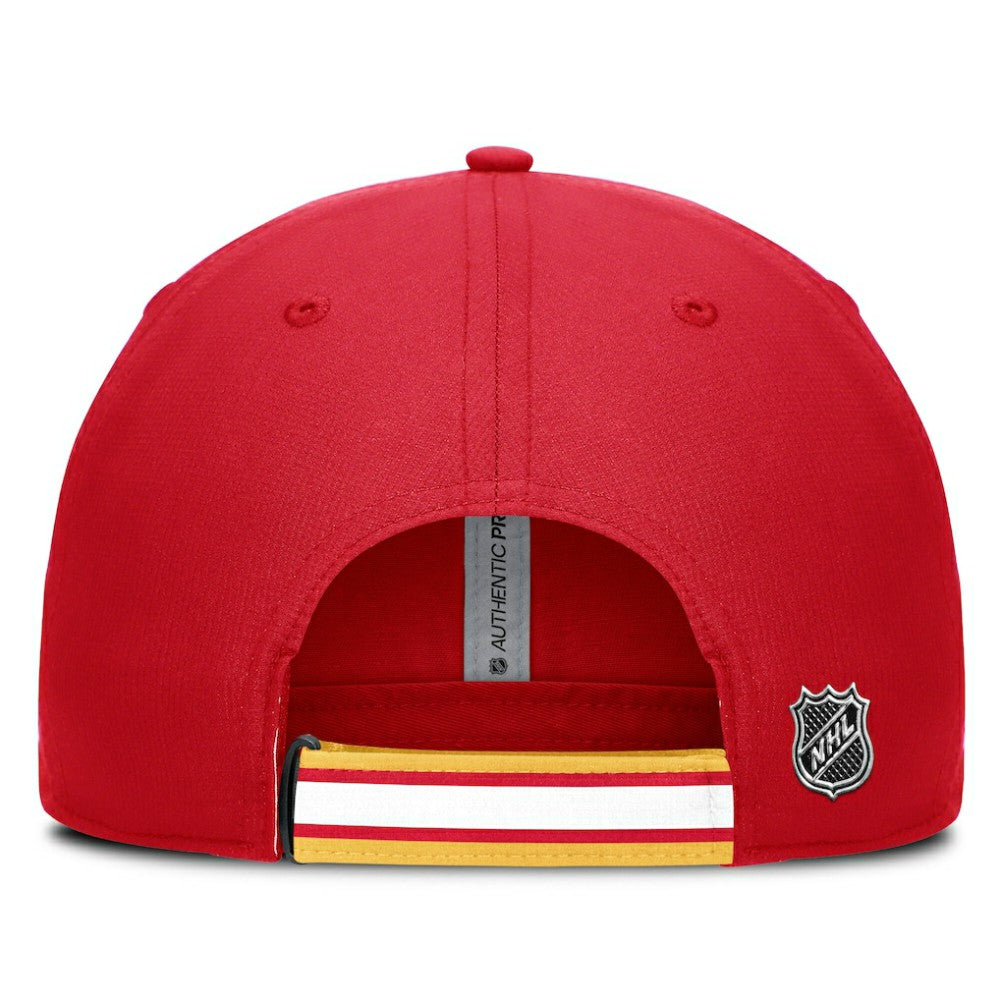 Calgary Flames Fanatics Authentic Pro Ripstop Adjustable Hat