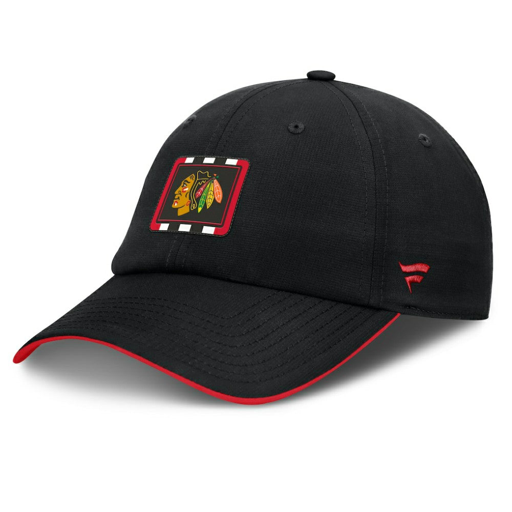 Chicago Blackhawks Fanatics Authentic Pro Ripstop Adjustable Hat