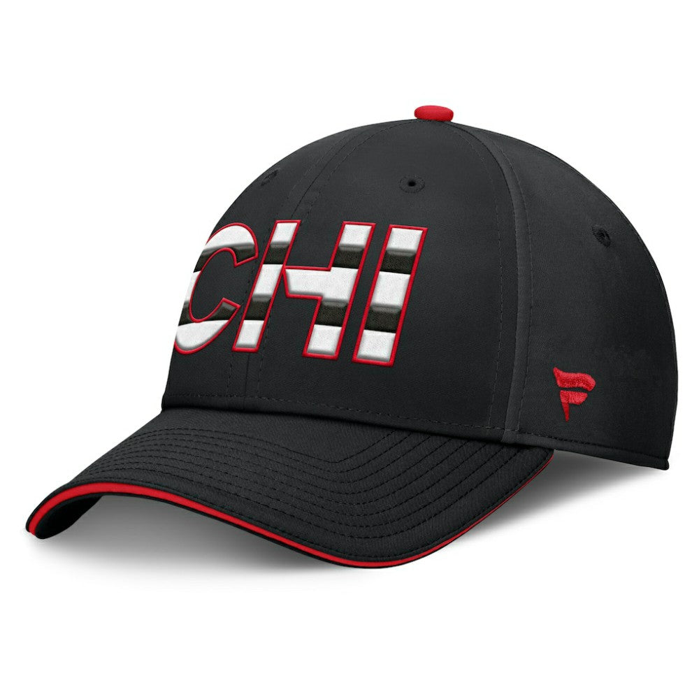 Chicago Blackhawks Fanatics Authentic Pro Rink Team Code Flex Hat