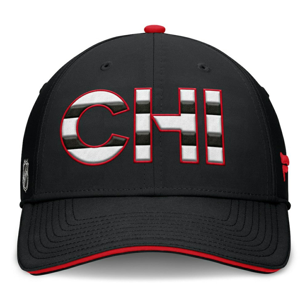 Chicago Blackhawks Fanatics Authentic Pro Rink Team Code Flex Hat