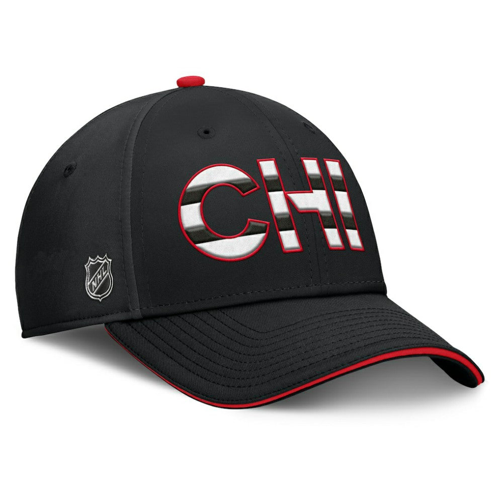 Chicago Blackhawks Fanatics Authentic Pro Rink Team Code Flex Hat