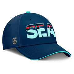 Seattle Kraken Fanatics Authentic Pro Rink Team Code Flex Hat