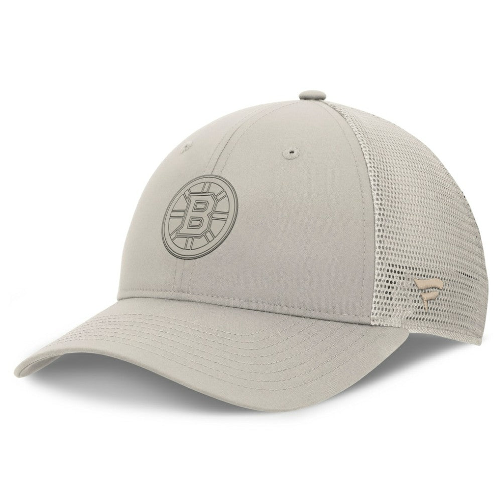Boston Bruins Fanatics Women's Authentic Pro Road Trucker Adjustable Hat