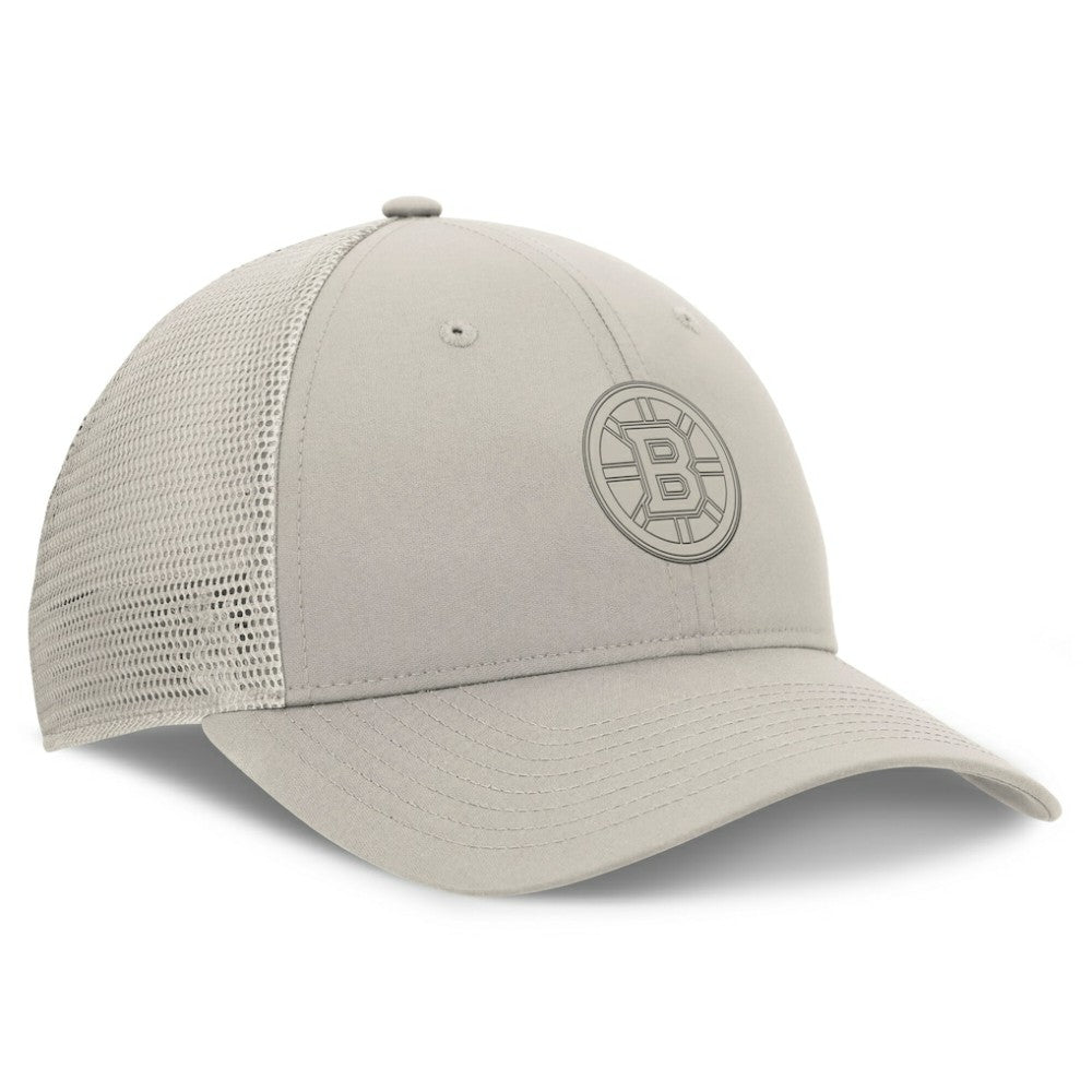 Boston Bruins Fanatics Women's Authentic Pro Road Trucker Adjustable Hat